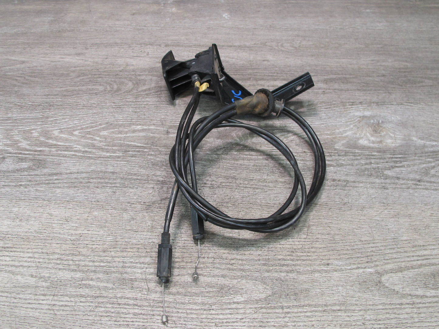 90-96 Chevrolet Corvette C4 Hood Lock Release Handle & Cable Set OEM