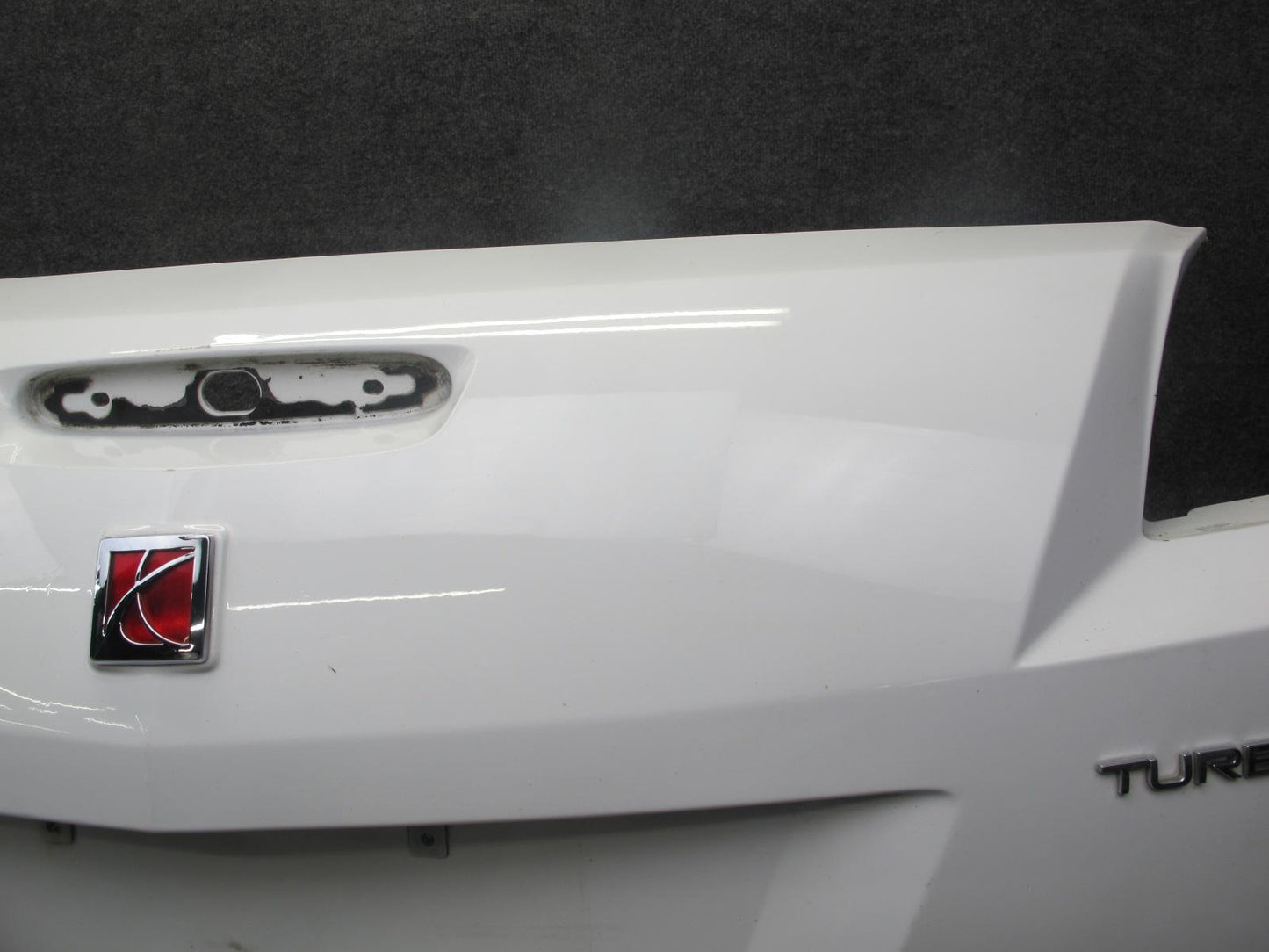 07-10 Saturn SKY RED Line 2.0L Turbo Rear Bumper Cover Polar White OEM
