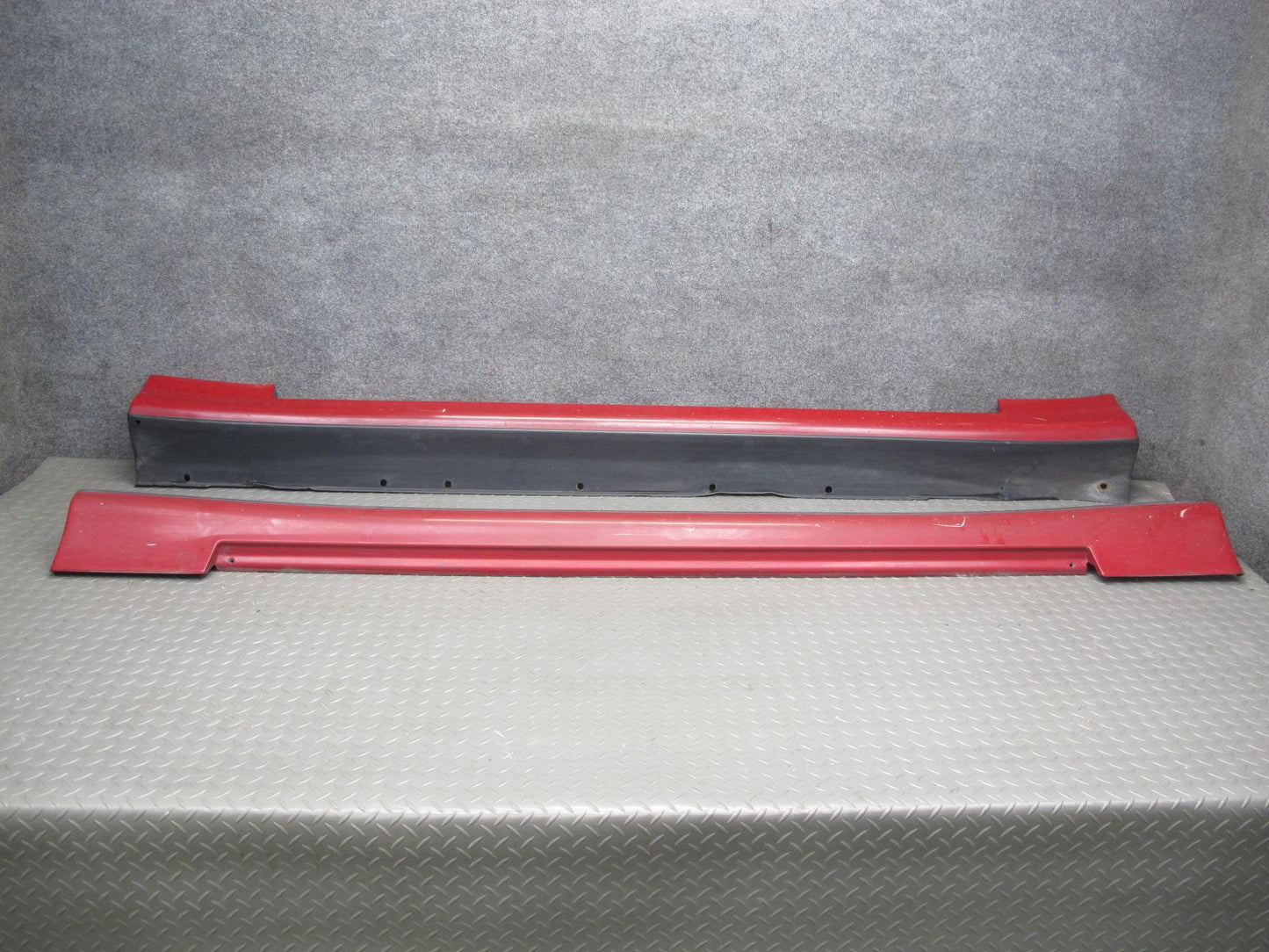 97-00 Lexus JZZ31L SC400 SC300 Set of 2 Side Skirt Rocker Panel Molding RED OEM