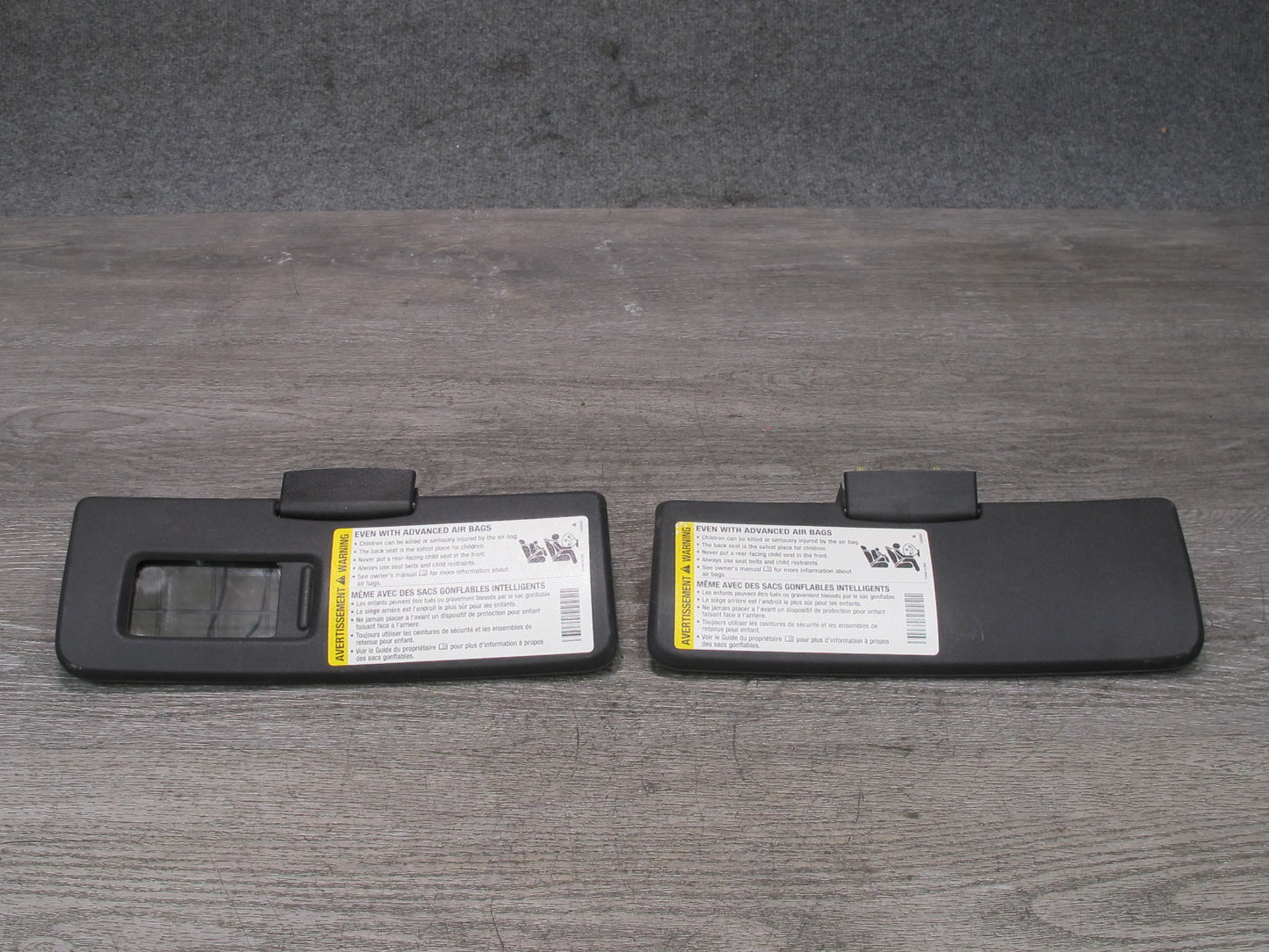 07-10 Saturn SKY Pontiac Solstice Set of 2 Front Left & Right Sun Visor OEM