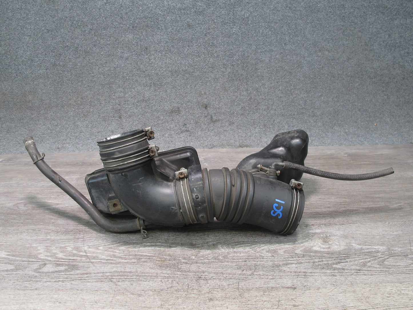 98-00 Lexus JZZ31L SC300 2JZGE Air Intake Resonator w Hose Tube 17893-46120 OEM