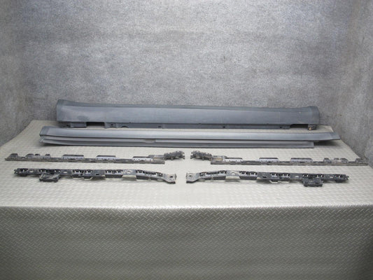 2015-2018 Porsche Macan 95B Side Skirt Rocker Panel Molding Mount Bracket Set
