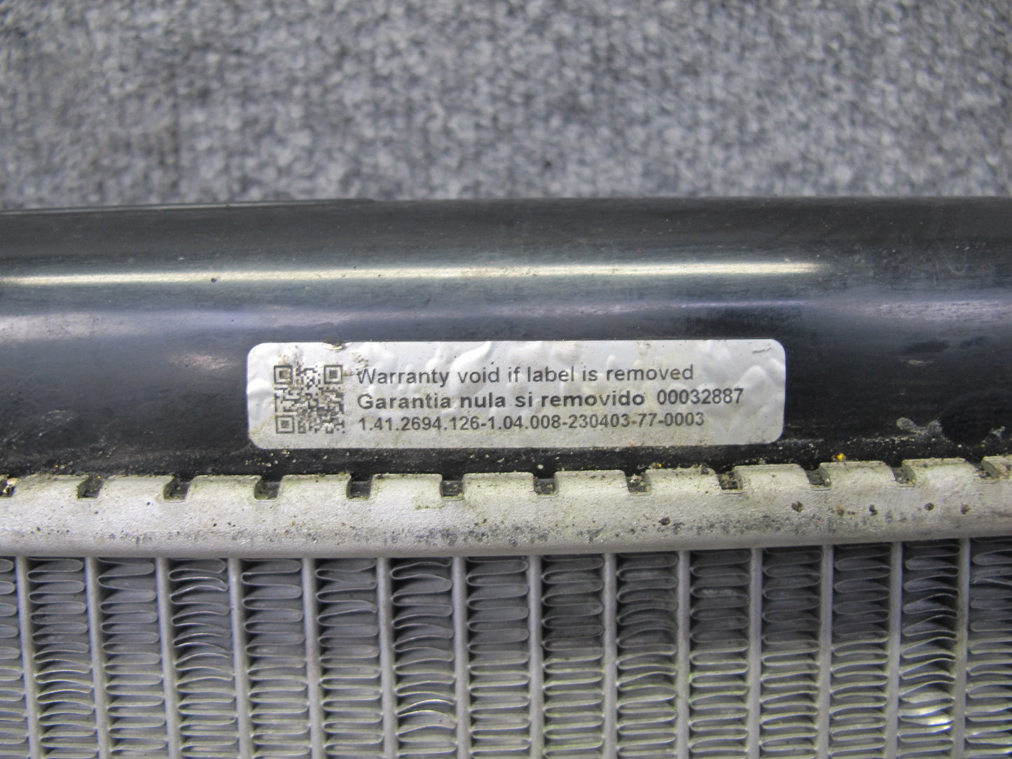 04-08 Mazda RX8 A/T Automatic Transmission Engine Radiator w Condenser Assy OEM