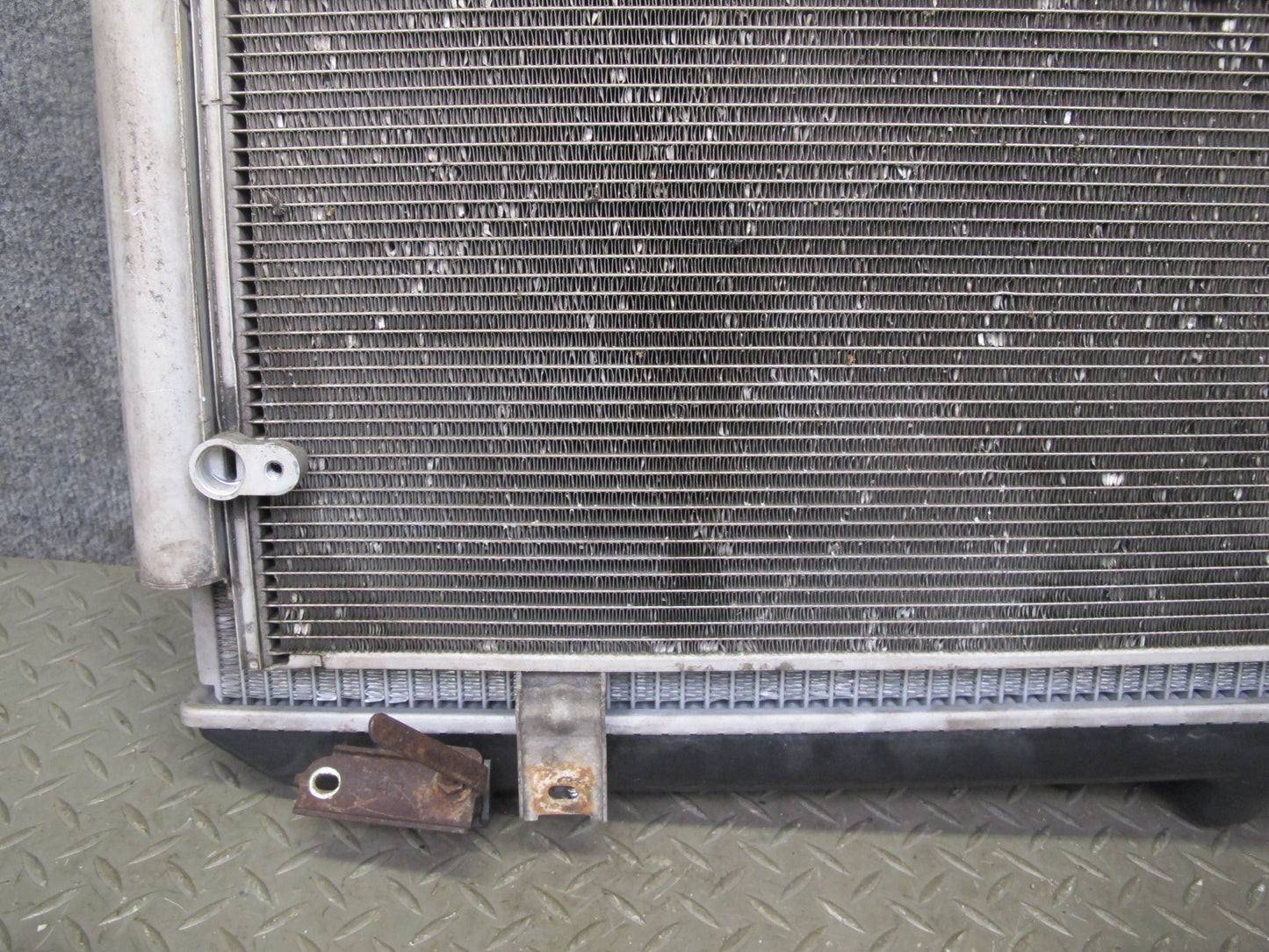 04-08 Mazda RX8 A/T Automatic Transmission Engine Radiator w Condenser Assy OEM