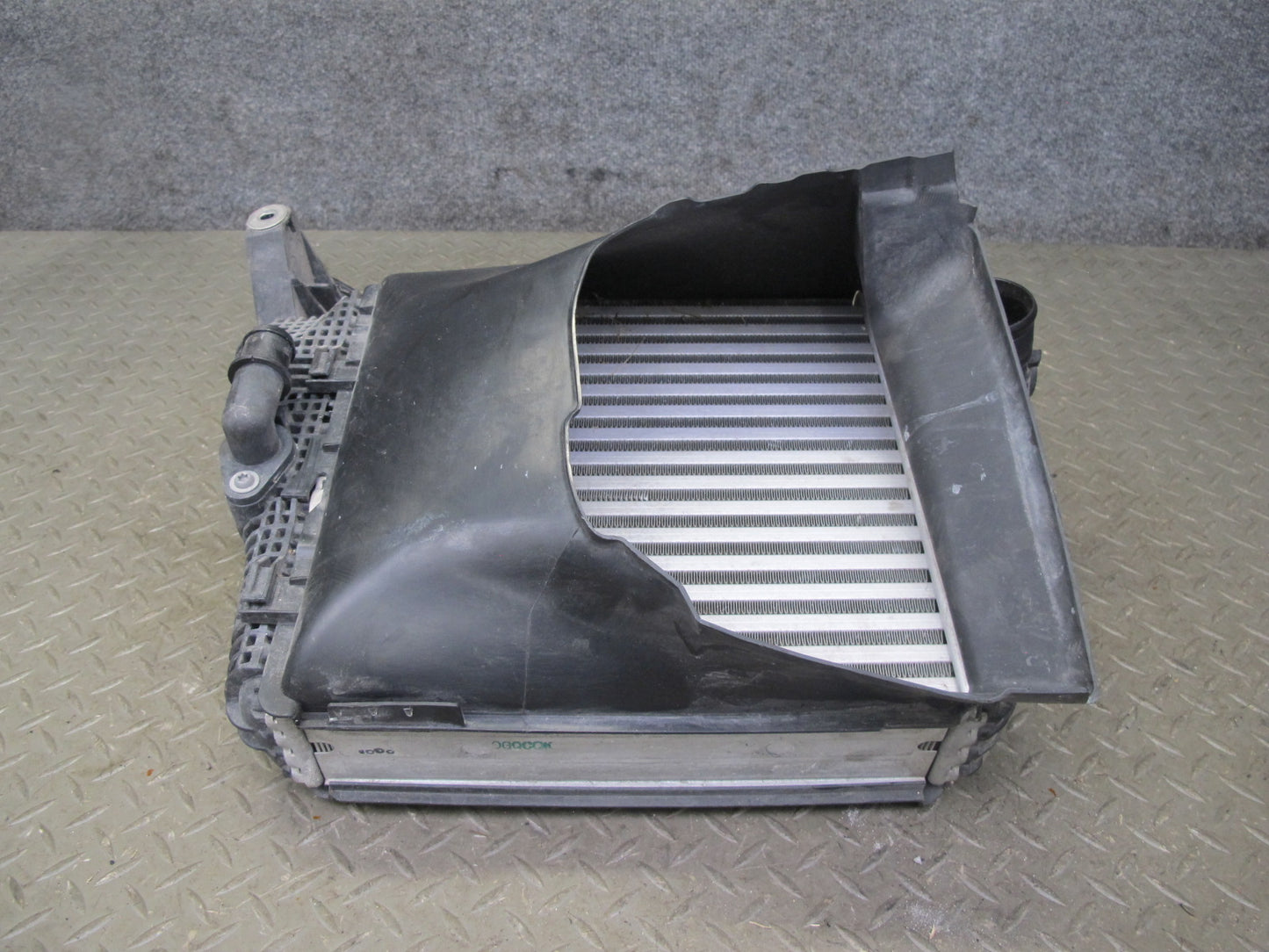 2015-2018 Porsche Macan S 3.0L Front Left Intercooler w Shroud 95B145803B