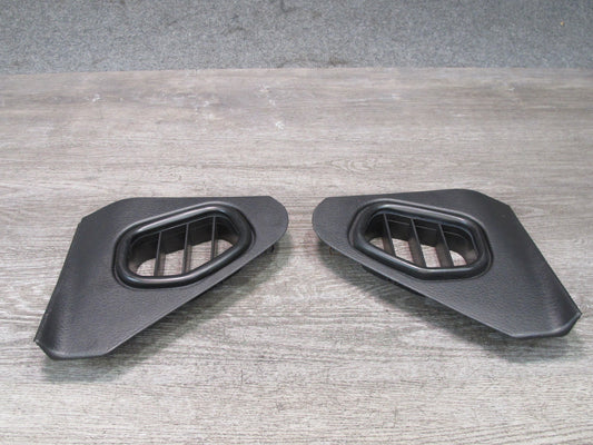 90-96 Nissan Z32 300ZX Set of 2 Dash END Trim Cover Panel Air Vent Black OEM