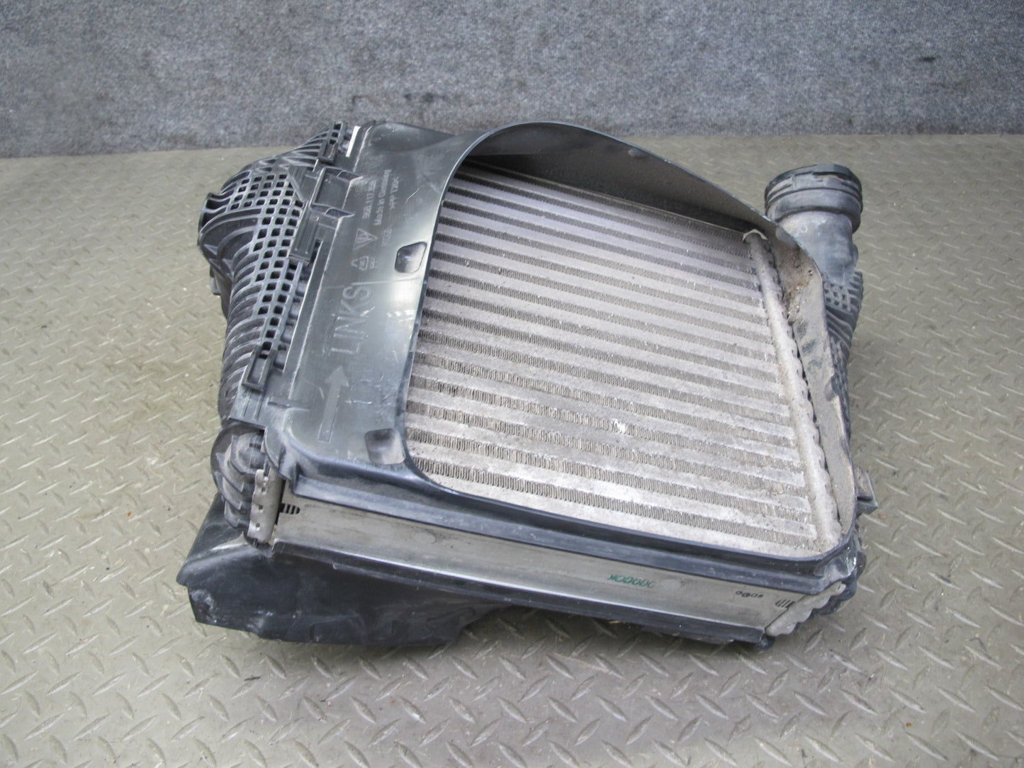 2015-2018 Porsche Macan S 3.0L Front Left Intercooler w Shroud 95B145803B