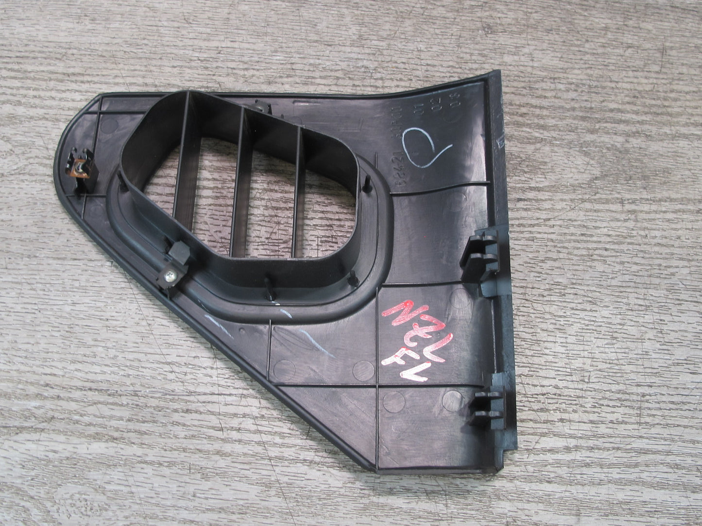 90-96 Nissan Z32 300ZX Set of 2 Dash END Trim Cover Panel Air Vent Black OEM