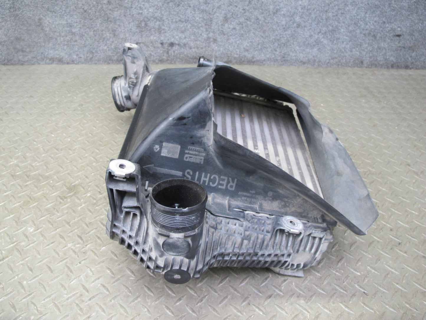 2015-2018 Porsche Macan S 3.0L Front Right Intercooler w Shroud 95B145804A