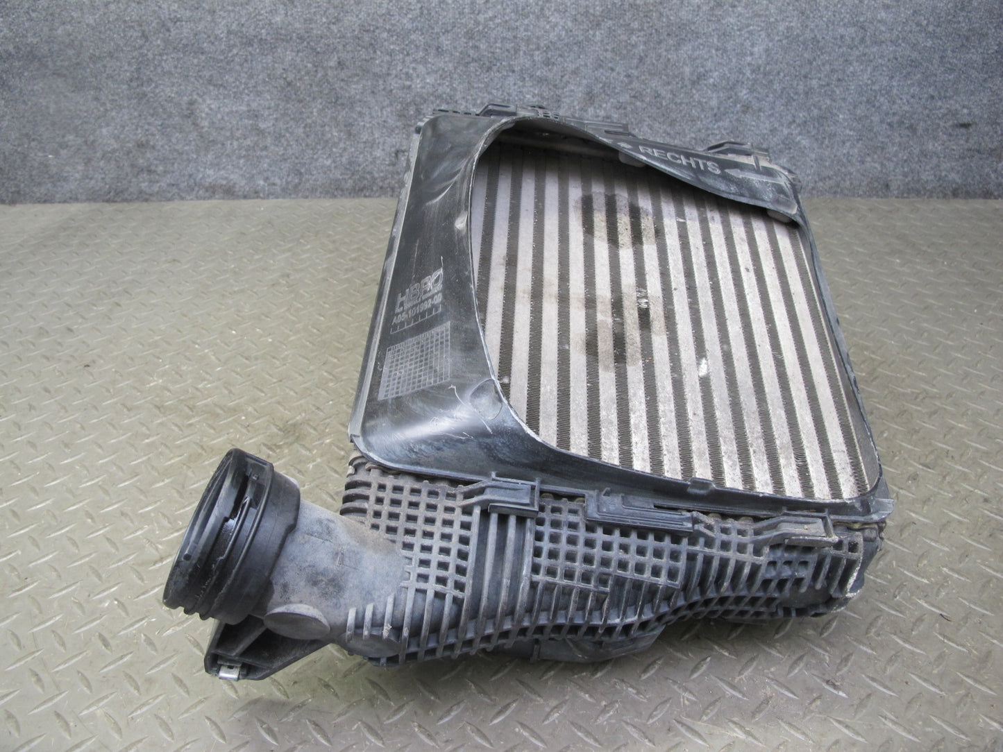 2015-2018 Porsche Macan S 3.0L Front Right Intercooler w Shroud 95B145804A
