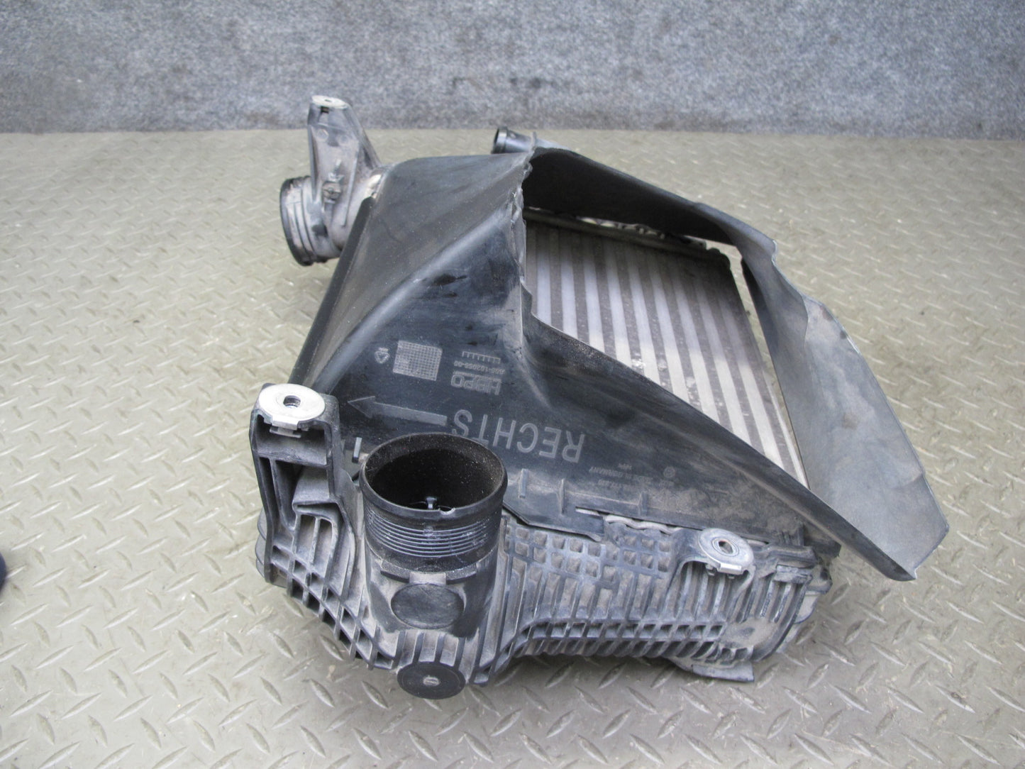 2015-2018 Porsche Macan S 3.0L Front Right Intercooler w Shroud 95B145804A