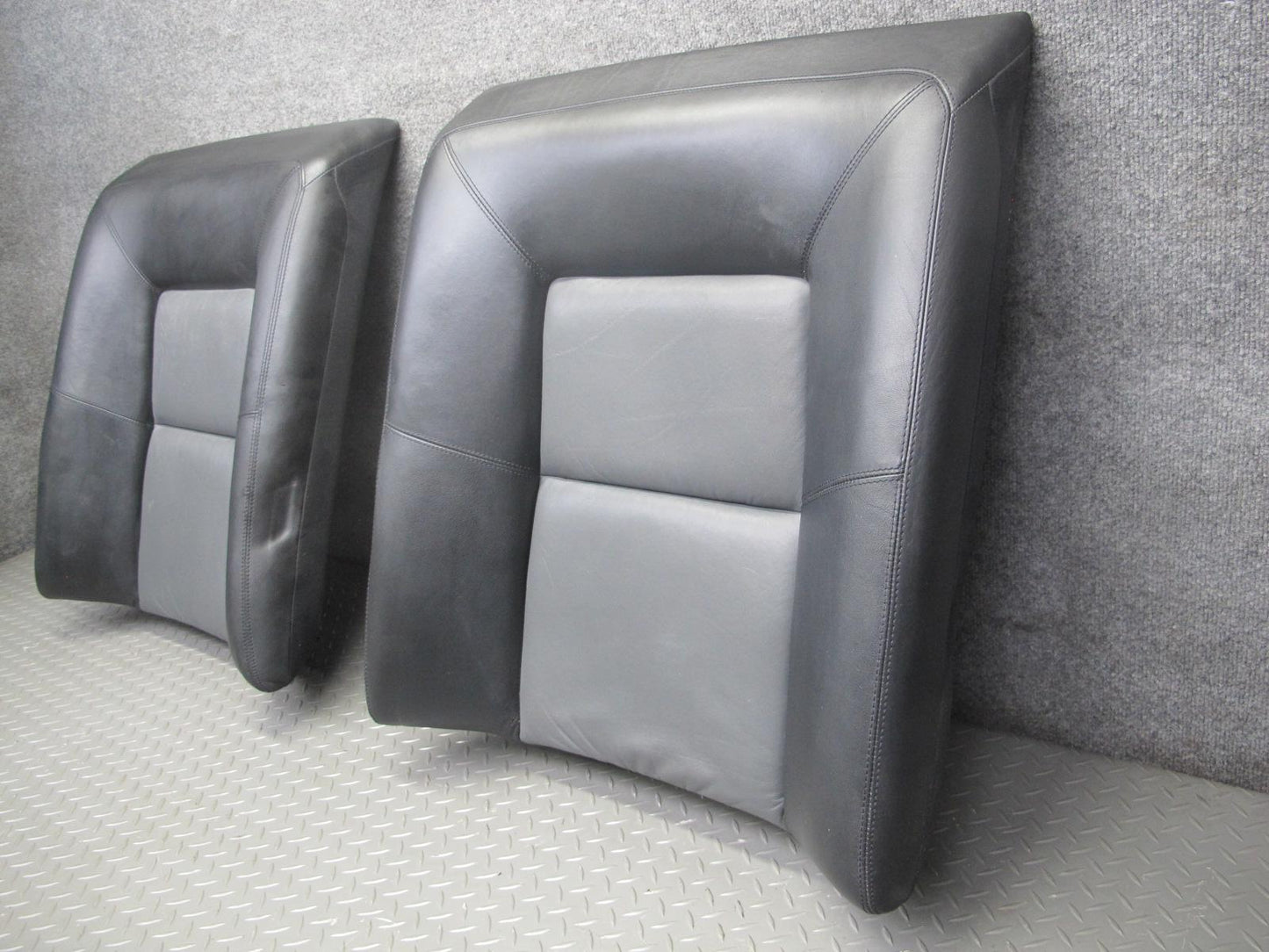 96-99 Mercedes W140 C140 CL600 Coupe Front & Rear Leather Seat Set Black OEM