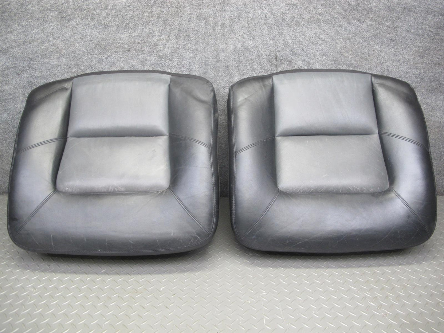 96-99 Mercedes W140 C140 CL600 Coupe Front & Rear Leather Seat Set Black OEM