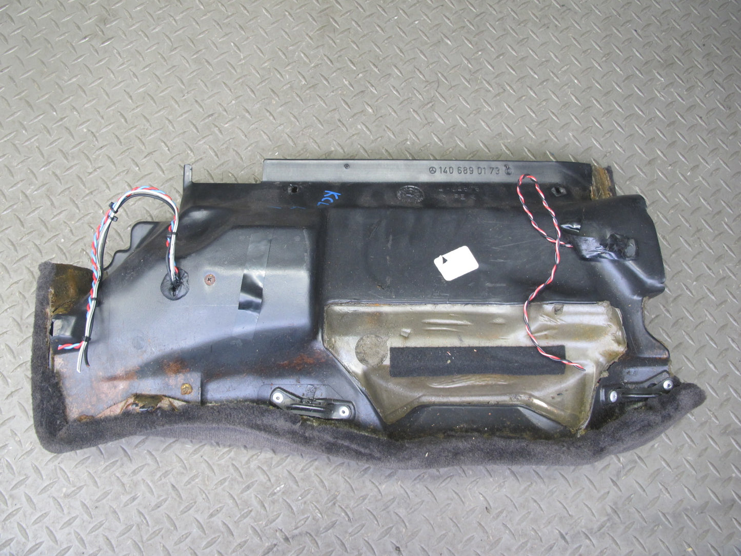 96-99 Mercedes W140 C140 CL Under Dash Front Left Lower Knee Trim Panel OEM