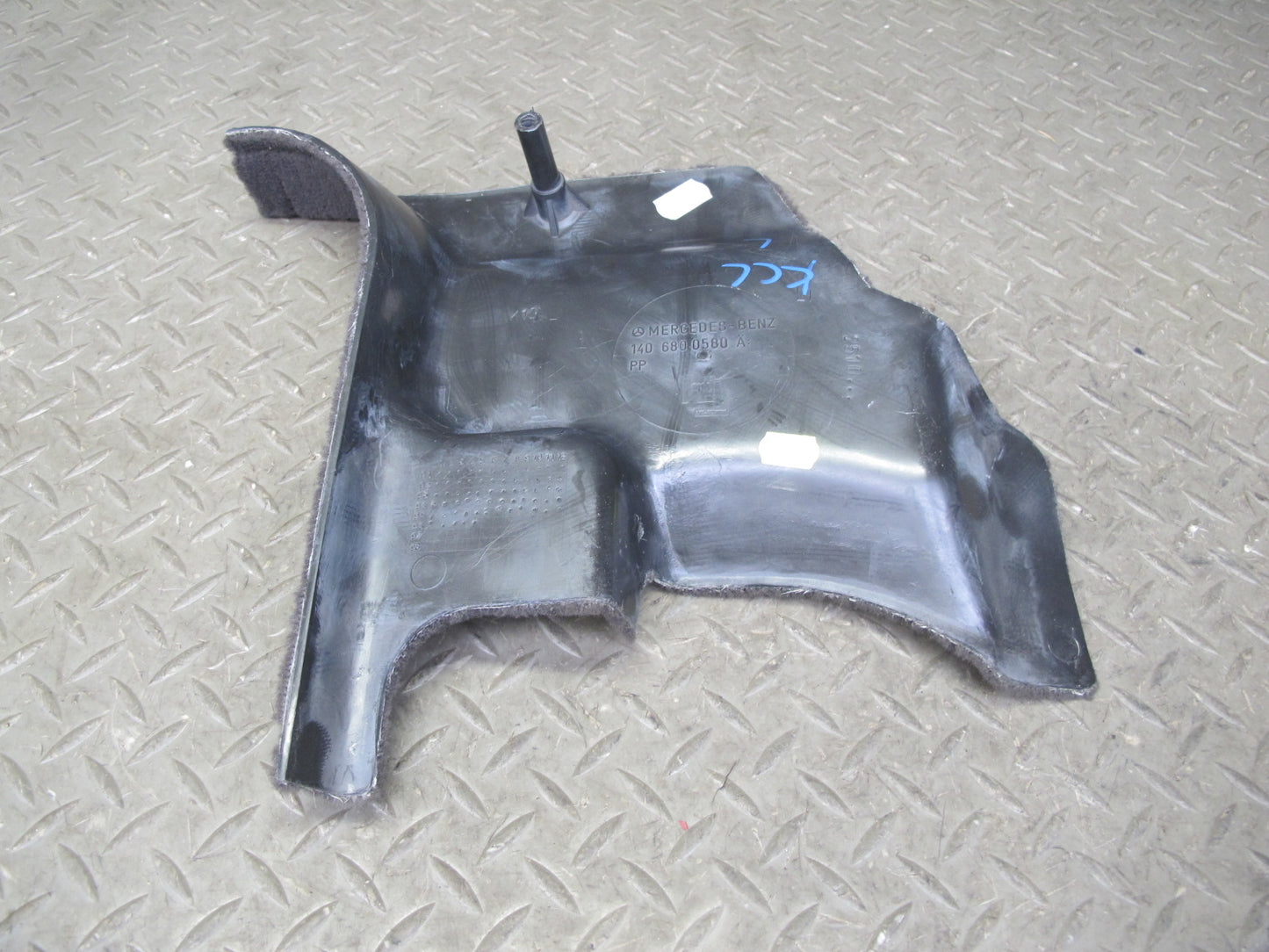 96-99 Mercedes W140 C140 Cl-class Front Left Carpet Kick Trim Cover Panel OEM
