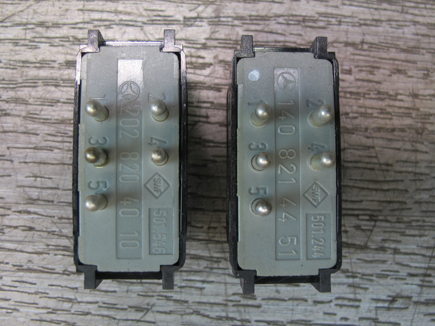 96-99 Mercedes W140 C140 CL ESP Window Trunk Door Hazard Mirror Switch Set OEM