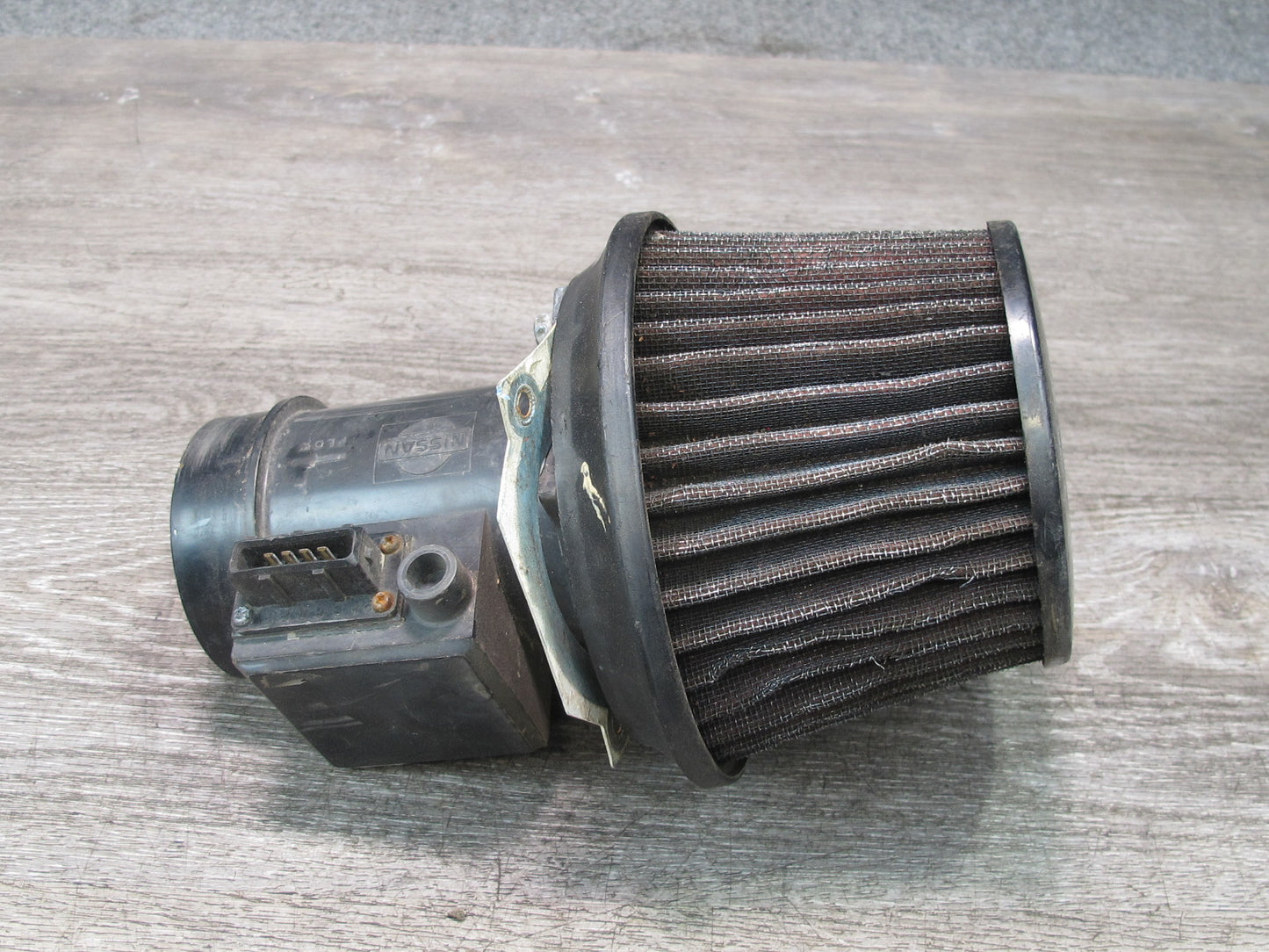 90-96 Nissan Z32 300ZX VG30DTT Turbo Air Intake Cleaner Filter & MAF Sensor