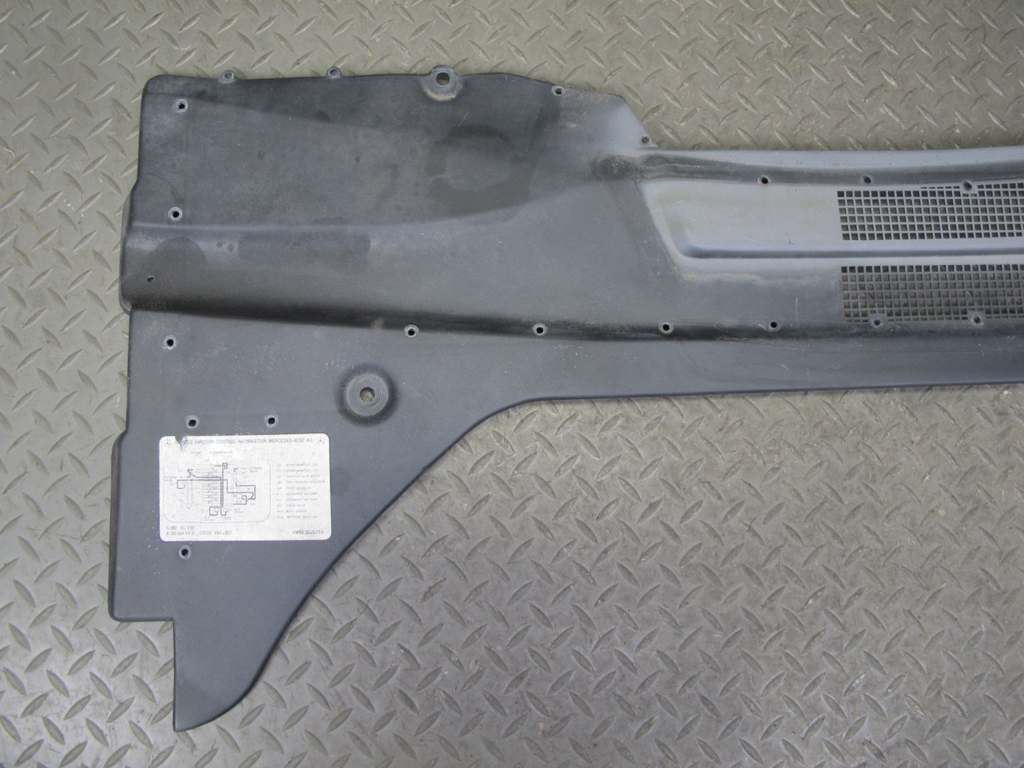 96-99 Mercedes W140 C140 Cl-class Coupe Set of 2 Front Wiper Cowl Trim Panel OEM