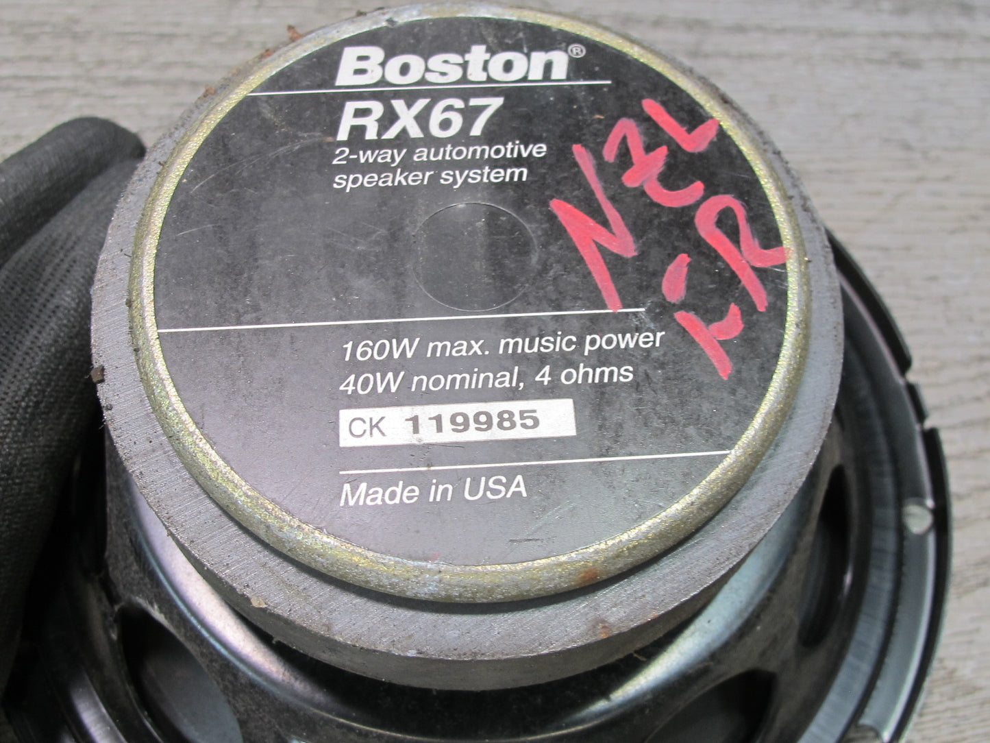 Set of 2 Boston RX67 2-WAY 6.5" Coaxial Car Speaker