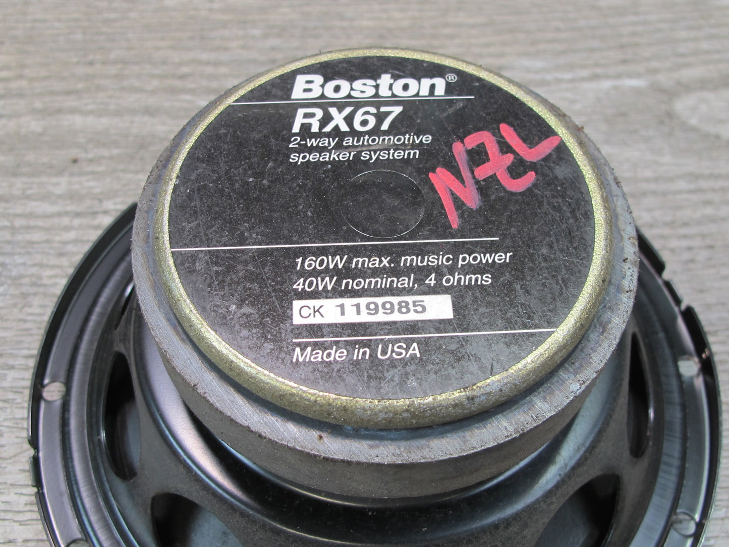 Set of 2 Boston RX67 2-WAY 6.5" Coaxial Car Speaker