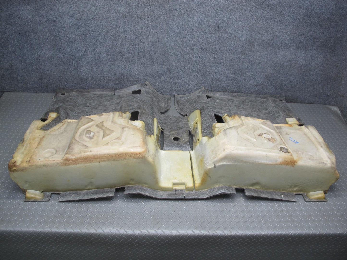 96-99 Mercedes W140 C140 CL Coupe Front & Rear Floor MAT Carpet Cover Set OEM