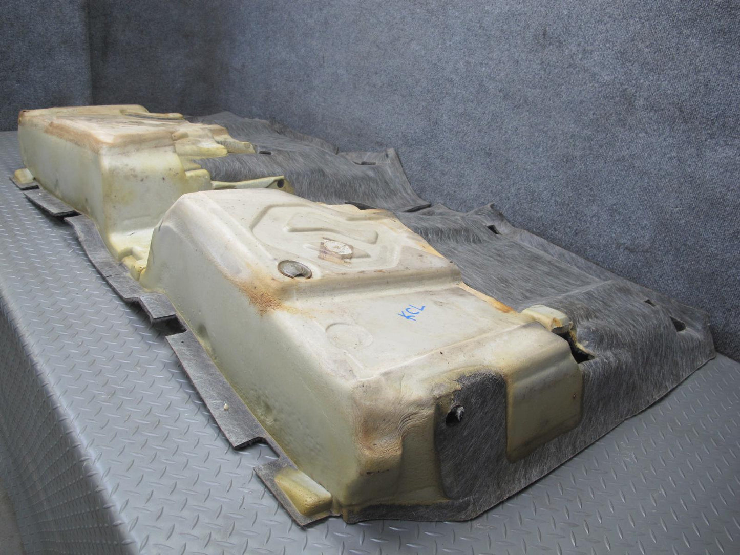 96-99 Mercedes W140 C140 CL Coupe Front & Rear Floor MAT Carpet Cover Set OEM