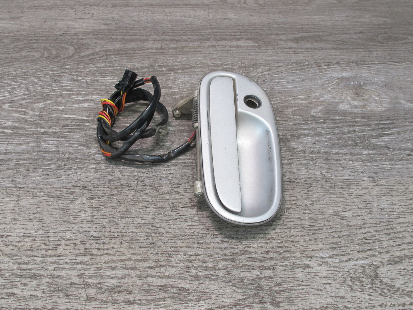 90-91 Nissan Z32 300ZX Set of 2 Left & Right Door Exterior Handle Silver OEM