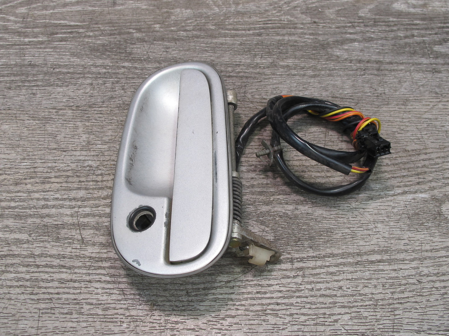 90-91 Nissan Z32 300ZX Set of 2 Left & Right Door Exterior Handle Silver OEM