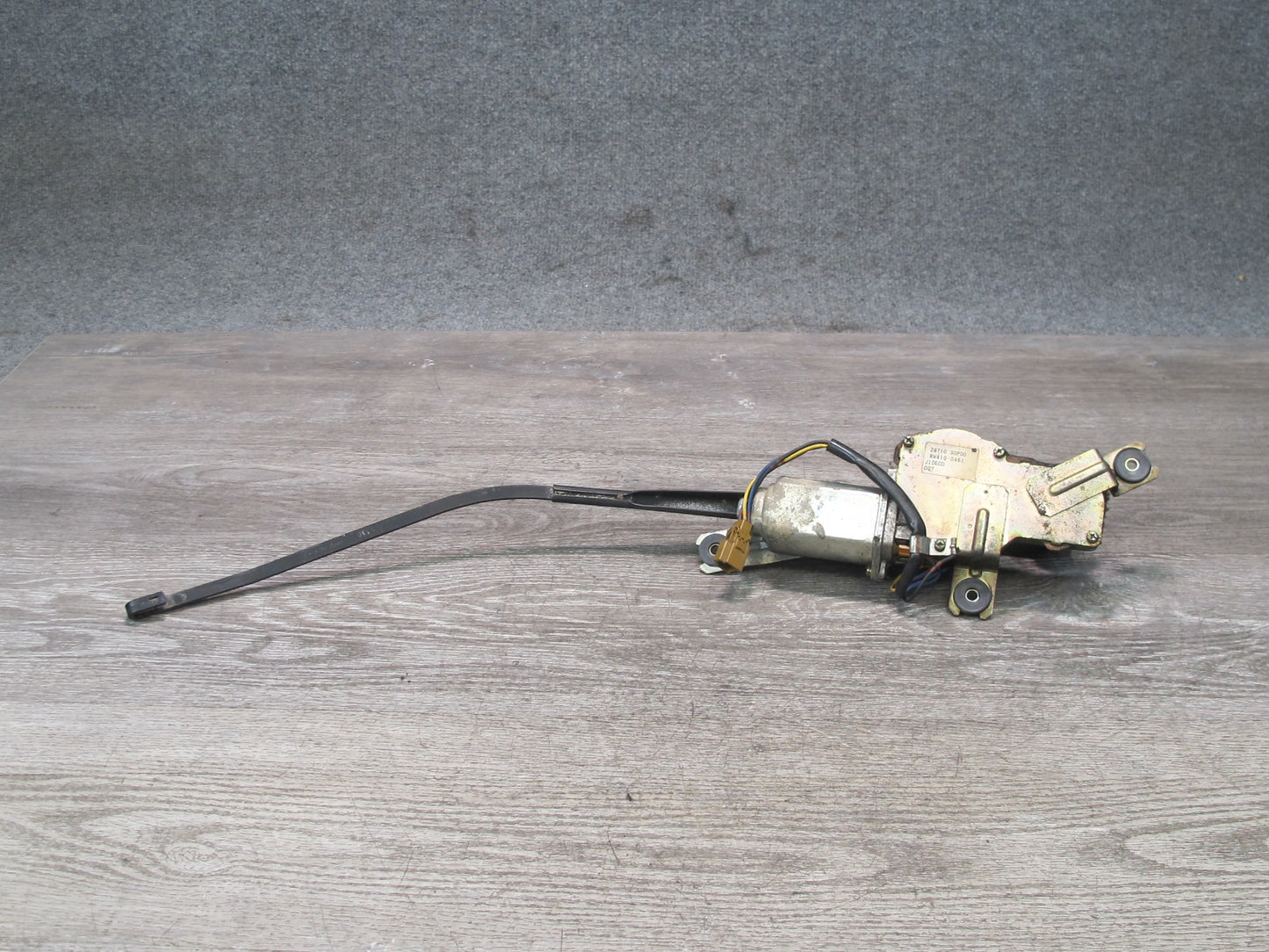 90-96 Nissan Z32 300ZX 2+0 Rear Trunk Lid Tailgate Wiper Arm w Motor OEM