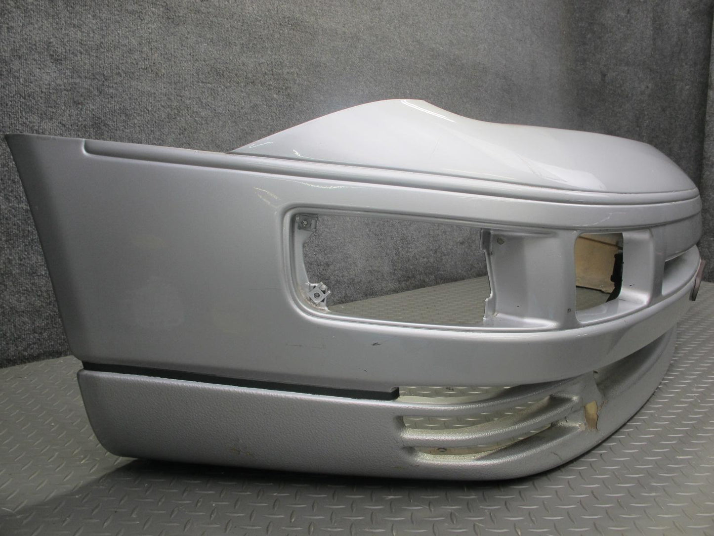 90-96 Nissan Z32 300ZX Turbo Front Bumper Cover Silver OEM