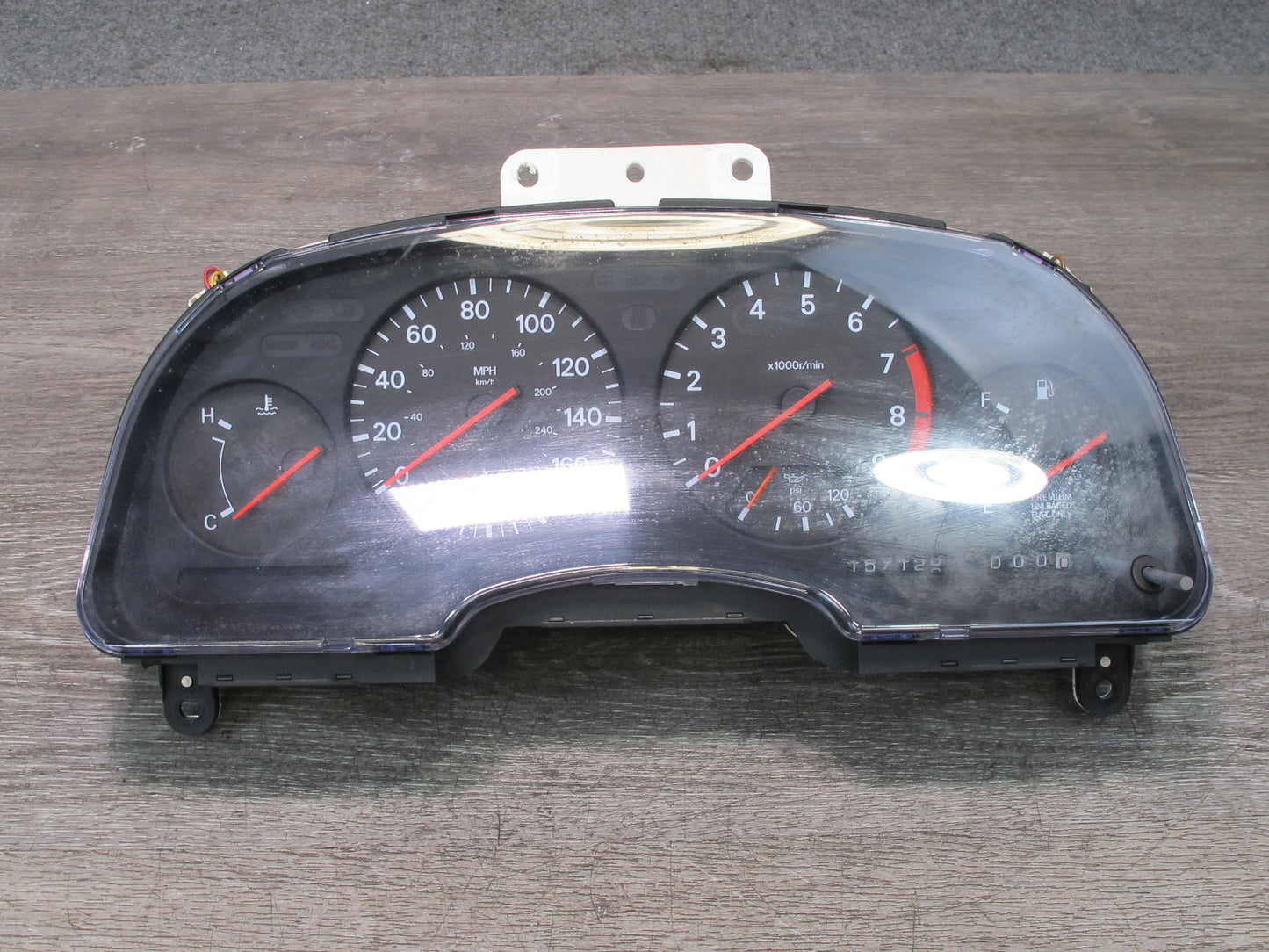 1991 Nissan Z32 300ZX Turbo M/T Instrument Cluster Gauge Speedometer OEM
