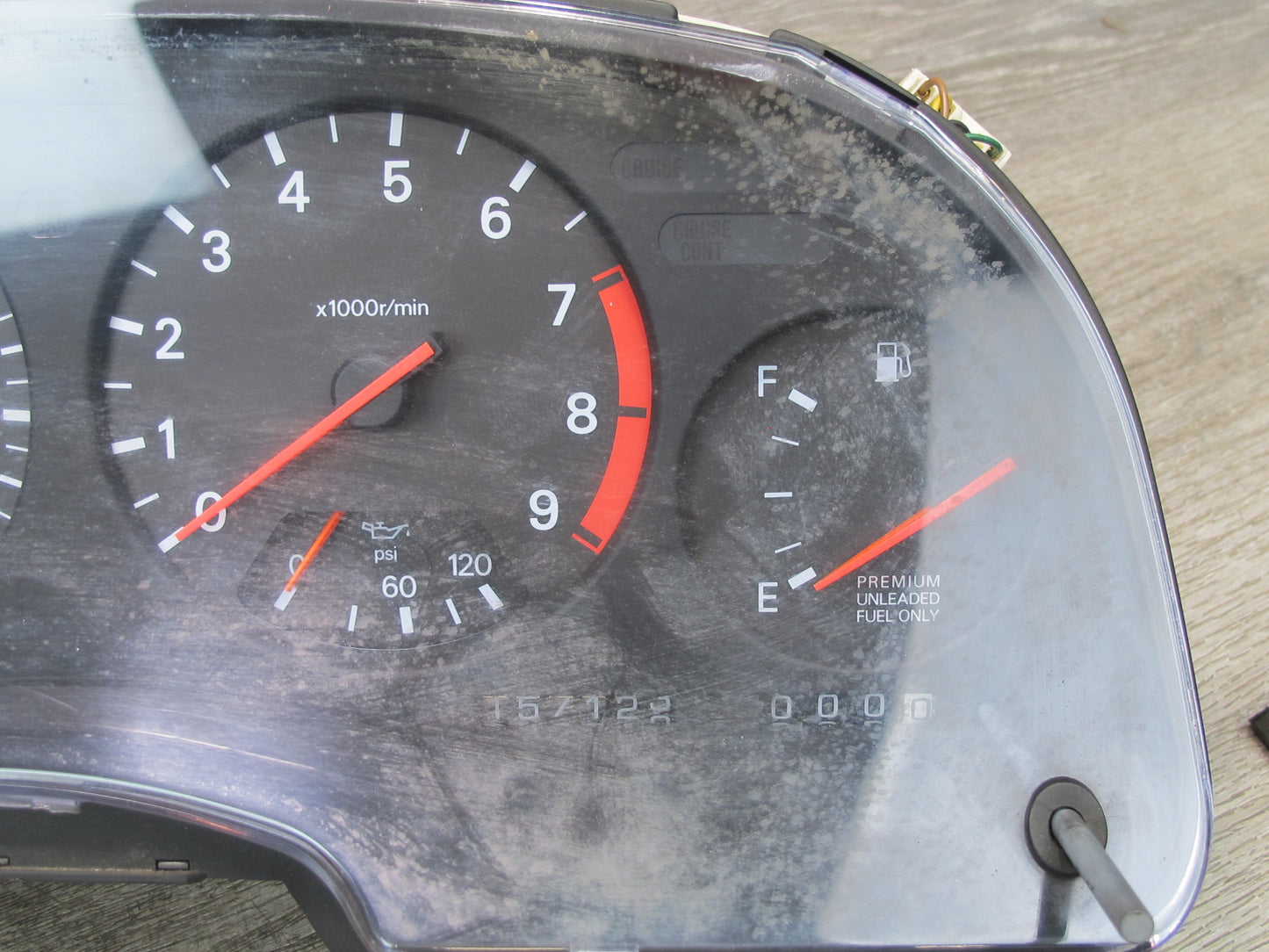 1991 Nissan Z32 300ZX Turbo M/T Instrument Cluster Gauge Speedometer OEM