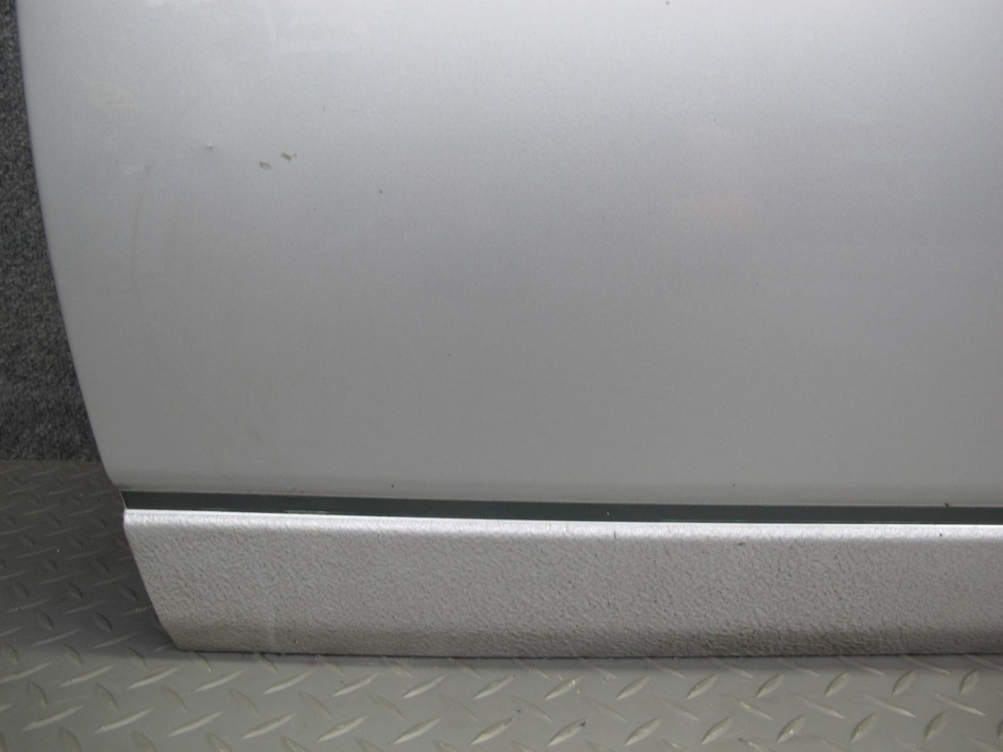 90-93 Nissan Z32 300ZX Coupe 2+0 Left Driver Door Shell Panel Silver OEM