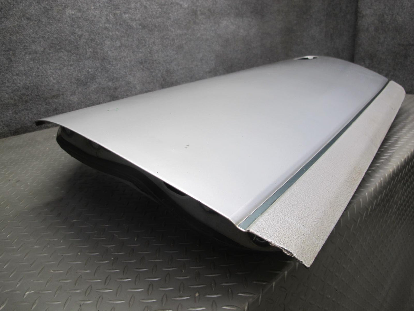 90-93 Nissan Z32 300ZX Coupe 2+0 Left Driver Door Shell Panel Silver OEM