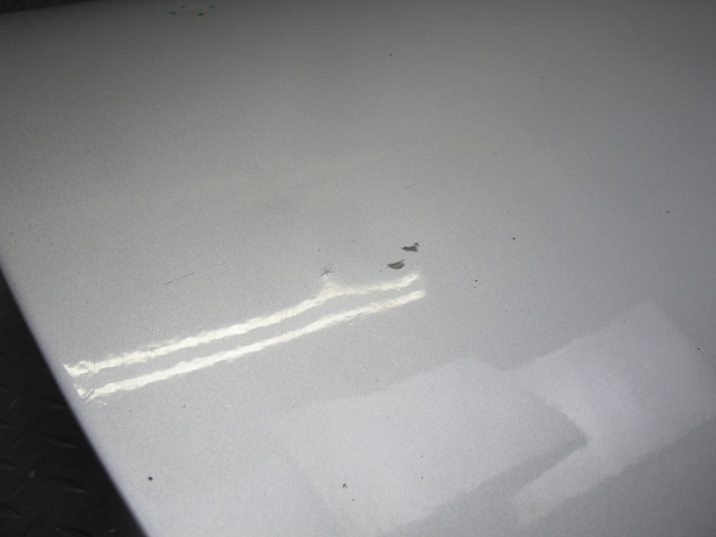 90-93 Nissan Z32 300ZX Coupe 2+0 Left Driver Door Shell Panel Silver OEM