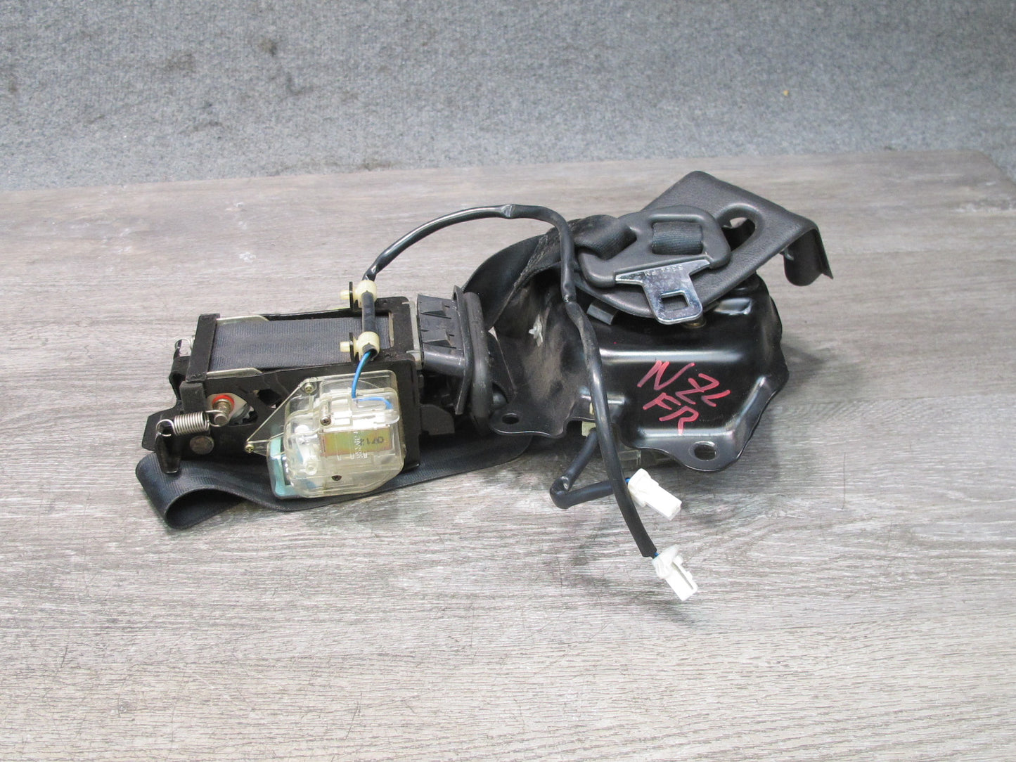 90-96 NISSAN 300ZX Z32 2-SEAT FRONT LEFT & RIGHT SIDE SEATBELT RETRACTOR SET OEM