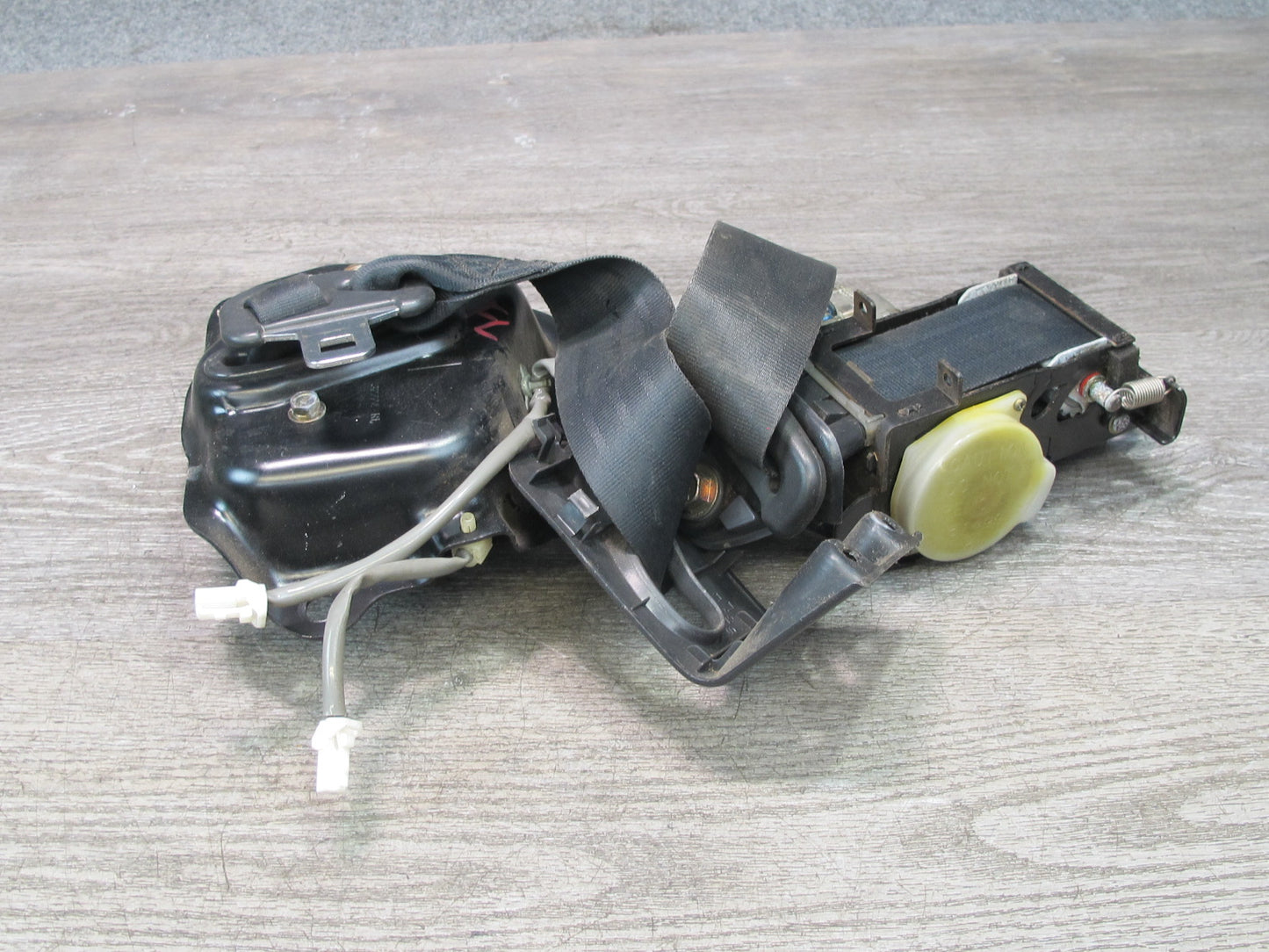 90-96 NISSAN 300ZX Z32 2-SEAT FRONT LEFT & RIGHT SIDE SEATBELT RETRACTOR SET OEM