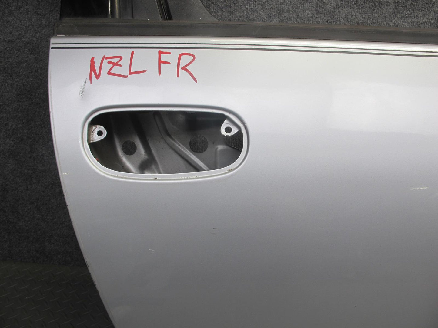 90-93 Nissan Z32 300ZX Coupe 2+0 Right Passenger Door Shell Panel Silver OEM