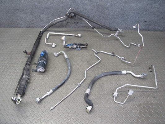 97-00 Lexus SC300 9pcs A/C Hose Line Pipe w Dryer & Pressure Regulator Set OEM