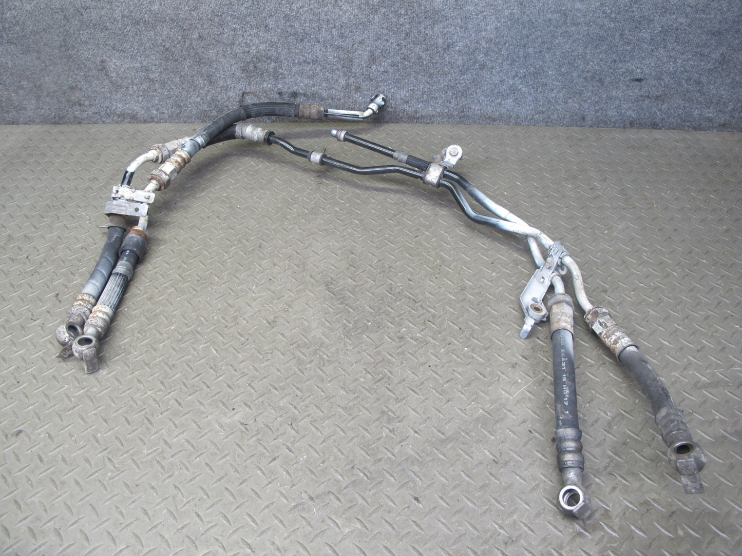 04-08 Mazda RX8 A/T Power Steering Hose Line Pipe OEM