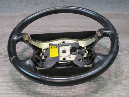 90-96 Nissan Z32 300ZX Turbo 4-SPOKE Leather Steering Black OEM