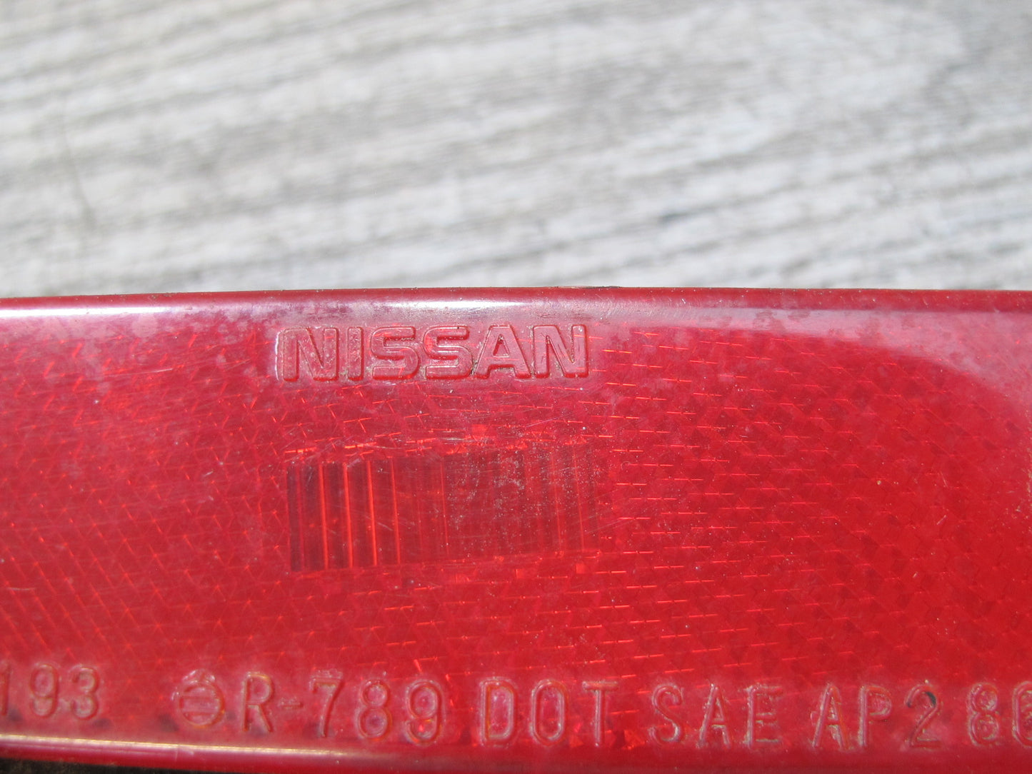 90-96 Nissan Z32 300ZX Set of 2 Rear Bumper Side Marker Light Lamp OEM