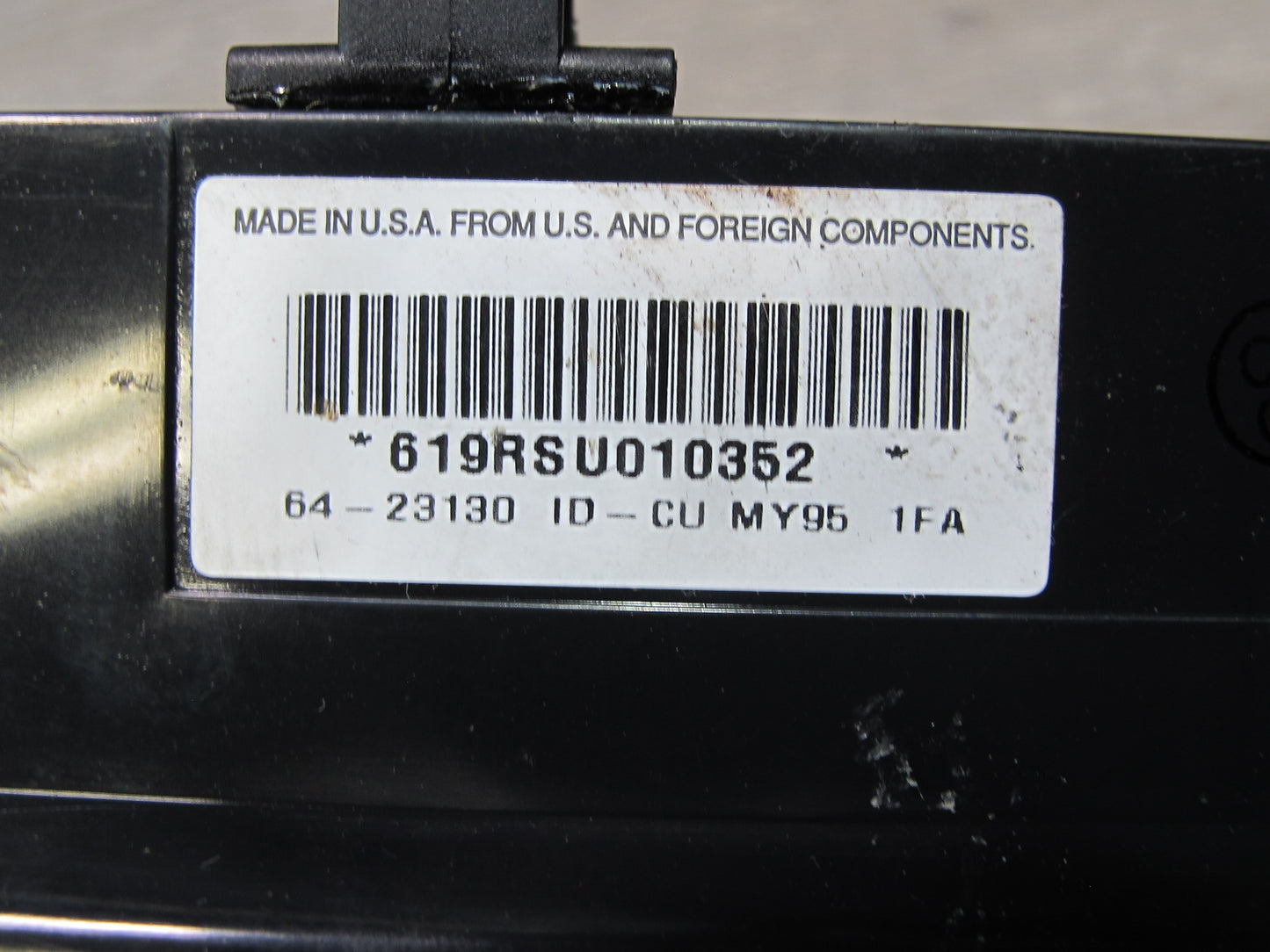 96-99 Mercedes W140 C140 Cl-class Phone Pad Control Switch Panel OEM
