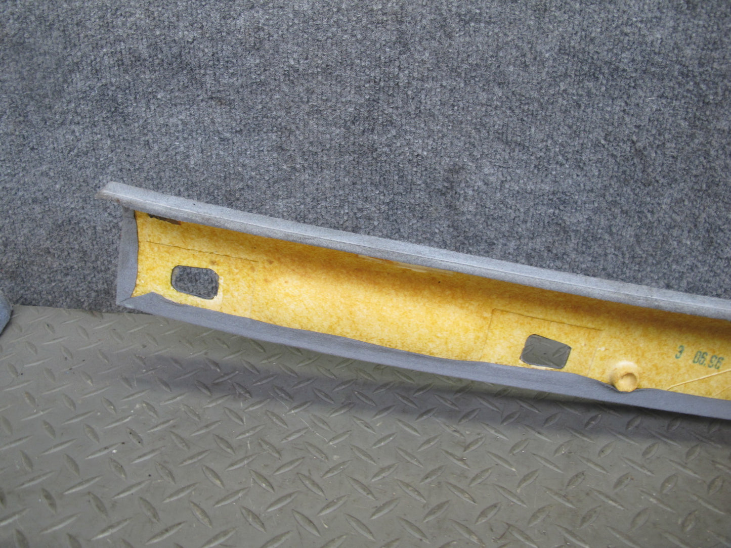 96-99 Mercedes W140 C140 CL Coupe Set of 2 Rear Interior C Pillar Trim Panel OEM