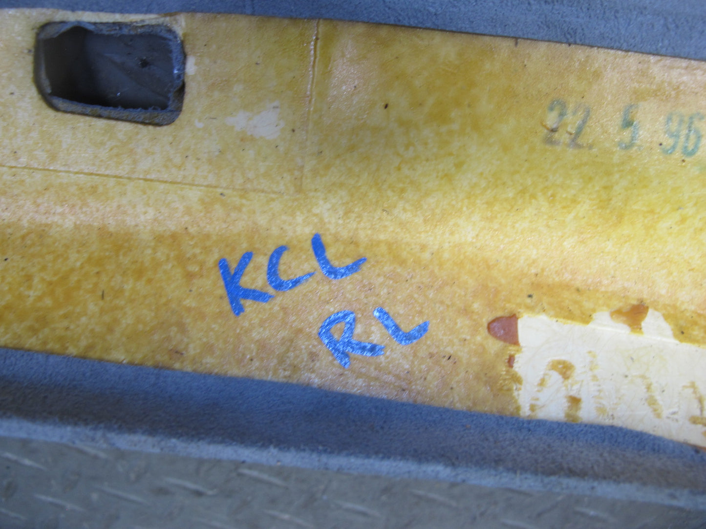 96-99 Mercedes W140 C140 CL Coupe Set of 2 Rear Interior C Pillar Trim Panel OEM