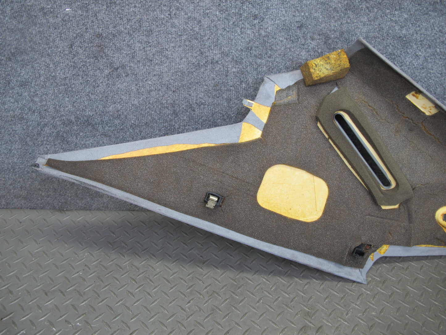 96-99 Mercedes W140 C140 CL Coupe Set of 2 Rear Interior C Pillar Trim Panel OEM