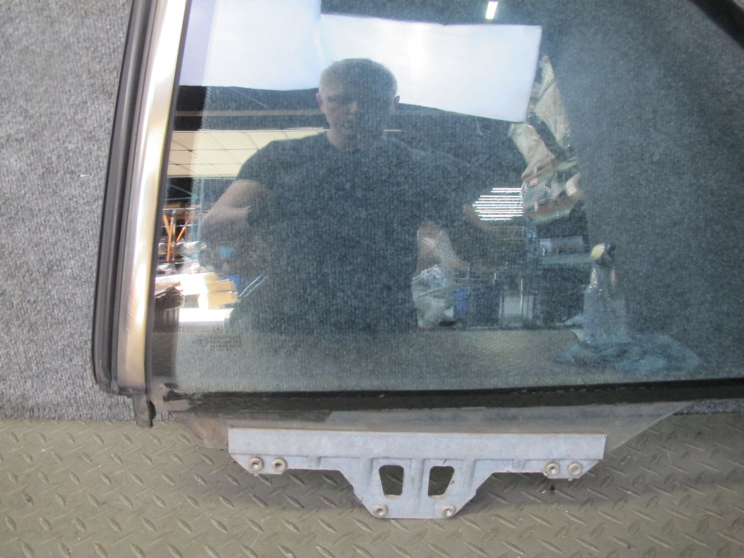 96-99 Mercedes W140 C140 Cl-class Coupe Rear Left Quarter Glass Window OEM