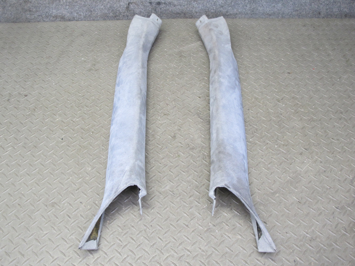 96-99 Mercedes W140 C140 CL Coupe Front Interior A Pillar Trim Panel Set OEM