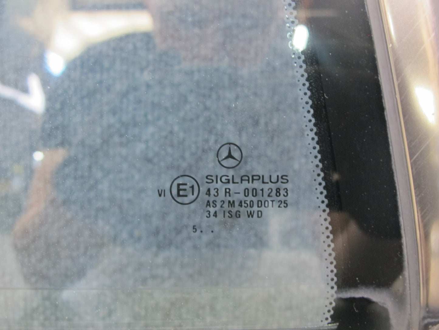 96-99 Mercedes W140 C140 Cl-class Coupe Rear Right Quarter Glass Window OEM