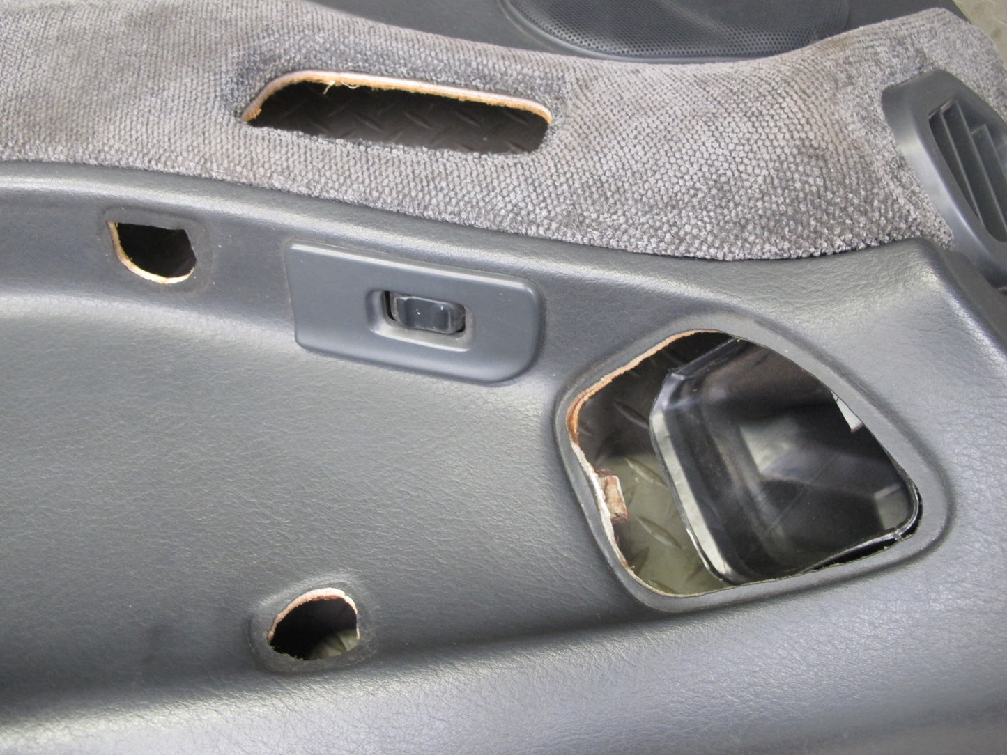 90-93 Nissan Z32 300ZX 2+0 Right Interior Door Panel w Handle & Trim Set OEM